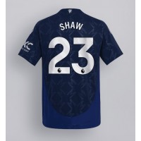 Muški Nogometni Dres Manchester United Luke Shaw #23 Gostujuci 2024-25 Kratak Rukav